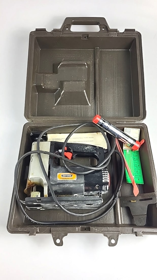 Vintage Sears Roebuck Auto Scroller Saw 315.17280 Multi-Speed Double Insulated 1/2 HP UL Listed W... - 2