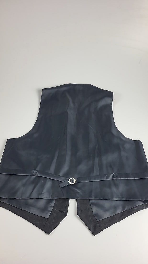 Jones New York 3 Piece Mens Suit 100% Wool Plaid Jacket - Vest - Pants - See Pics For Sizing - 12