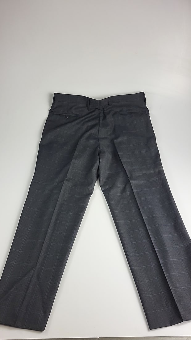 Jones New York 3 Piece Mens Suit 100% Wool Plaid Jacket - Vest - Pants - See Pics For Sizing - 16