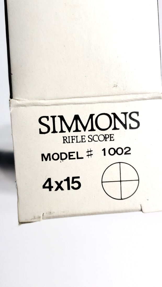 Simmons 4x15 Model 1002 Rifle Scope with Box and Packaging - 2
