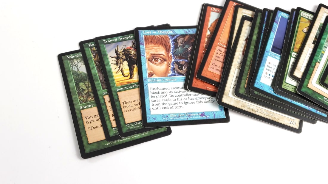 Magic: The Gathering Trading Cards 100 Count Or So Wizards Of The Coast Lot 9 - 12