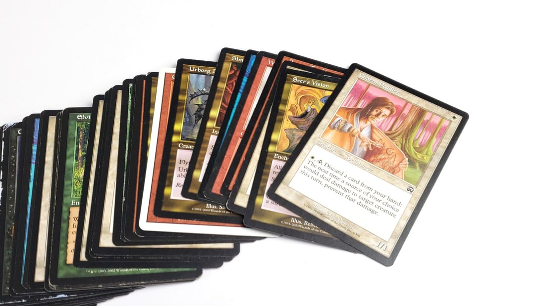 Magic: The Gathering Trading Cards 100 Count Or So Wizards Of The Coast Lot 9 - 7
