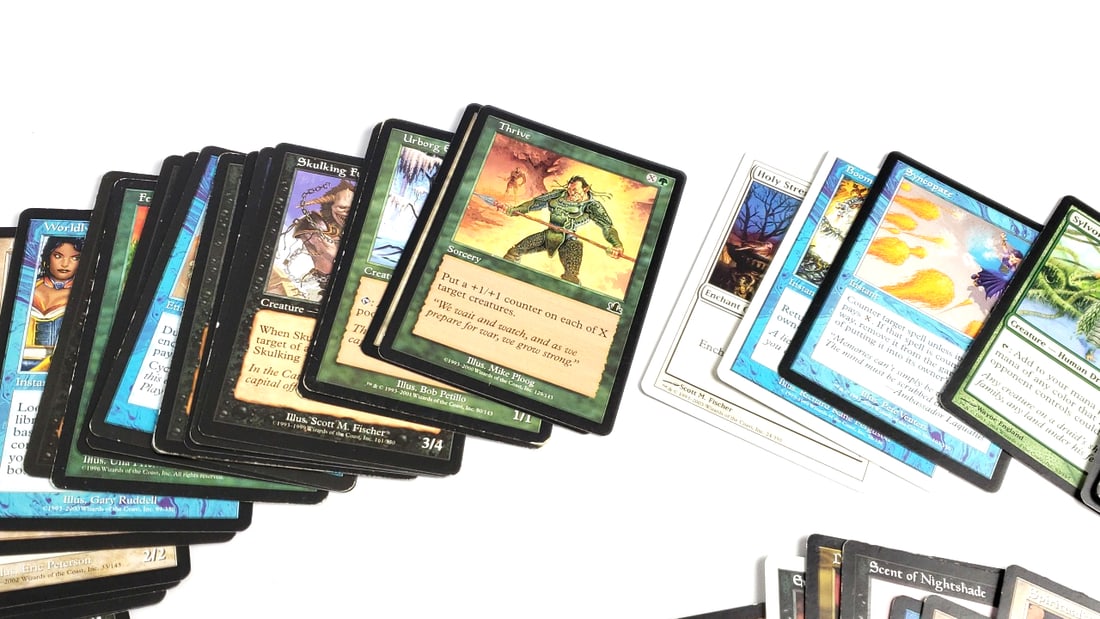Magic: The Gathering Trading Cards 100 Count Or So Wizards Of The Coast Lot 10 - 12
