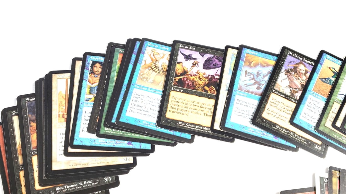 Magic: The Gathering Trading Cards 100 Count Or So Wizards Of The Coast Lot 10 - 13