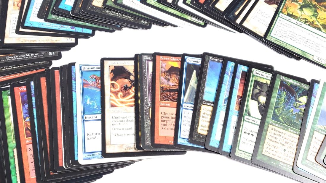 Magic: The Gathering Trading Cards 100 Count Or So Wizards Of The Coast Lot 10 - 4