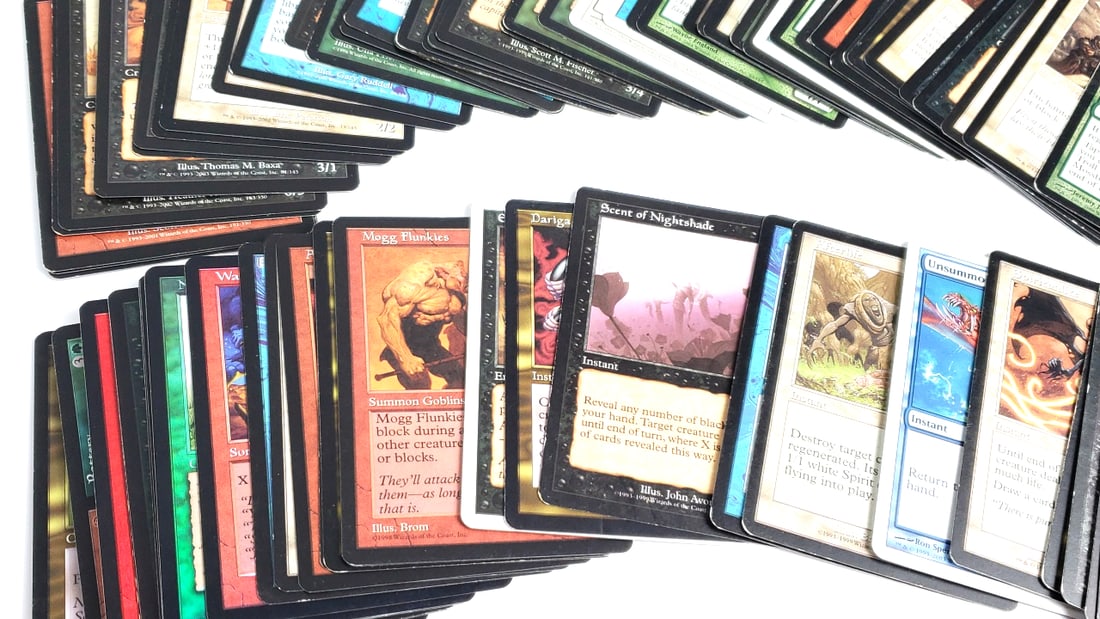 Magic: The Gathering Trading Cards 100 Count Or So Wizards Of The Coast Lot 10 - 5