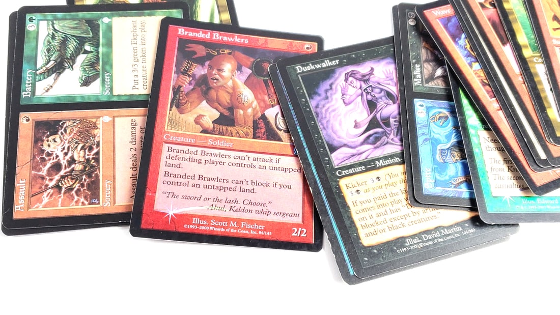 Magic: The Gathering Trading Cards 100 Count Or So Wizards Of The Coast Lot 10 - 8