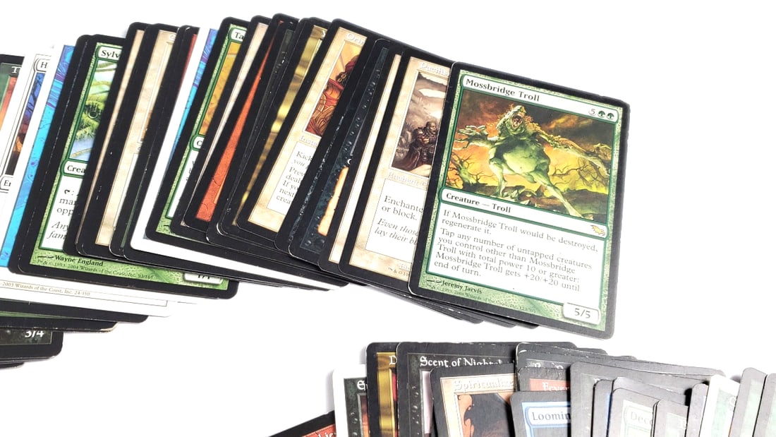 Magic: The Gathering Trading Cards 100 Count Or So Wizards Of The Coast Lot 10 - 9