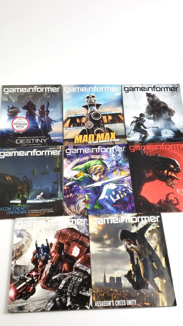 Game Informer Magazine Lot - Destiny, Mad Max, XCOM, The Legend of Zelda, Evolve, Transformers ETC (1 of 6)