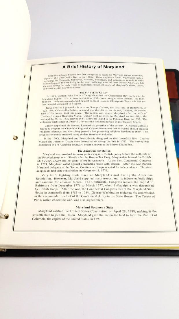 Mystic The Heritage Statehood Stamp Collection Binder - 3