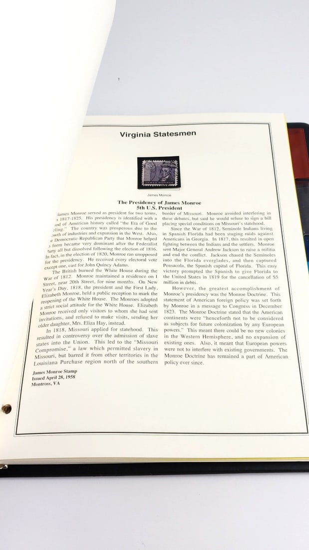 Mystic The Heritage Statehood Stamp Collection Binder - 4