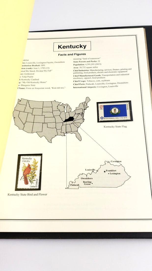 Mystic The Heritage Statehood Stamp Collection Binder - 6