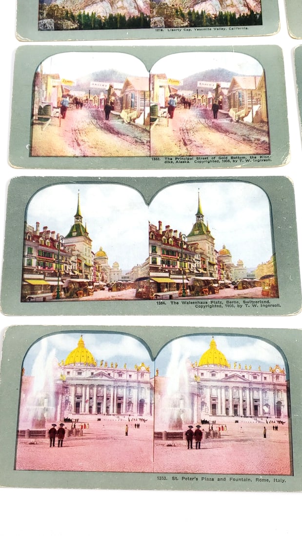 Antique Stereoscope Cards Collection Various Scenes - 2