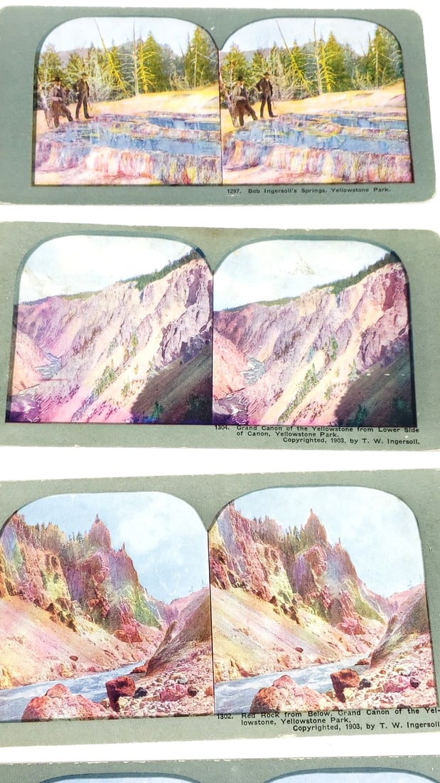 Antique Stereoscope Cards Collection Various Scenes - 5