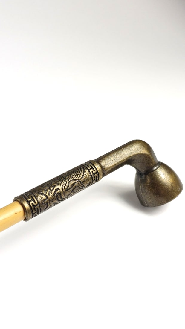 Bamboo and Brass Pipe 30" - 3