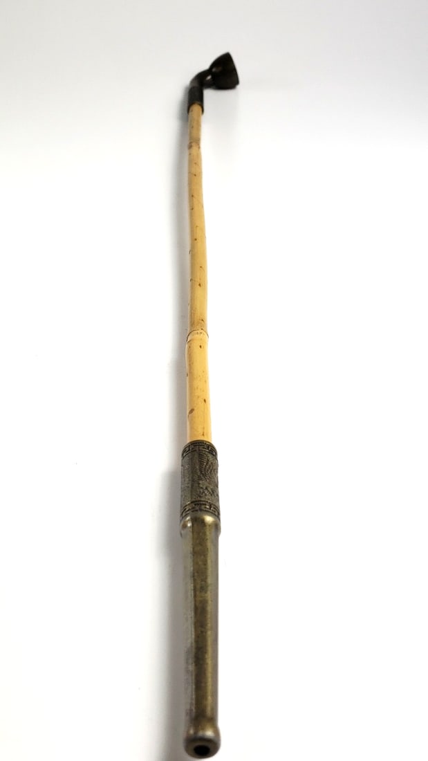 Bamboo and Brass Pipe 30" - 4