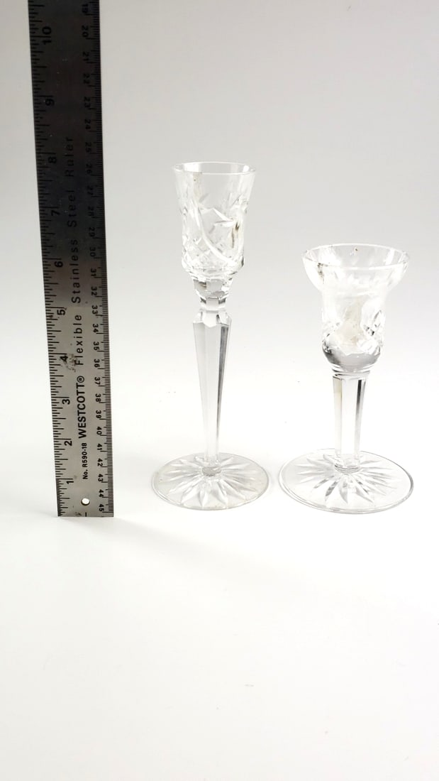 Waterford Crystal Candle Holders - 3
