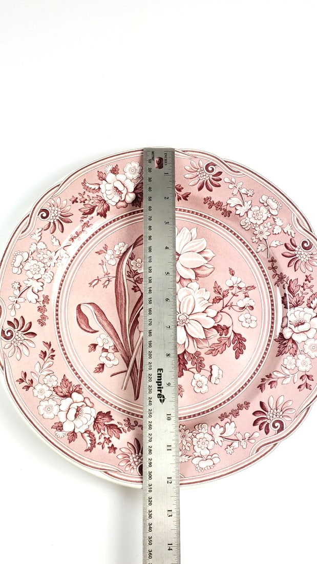 Spode Archive Collection 12" Serving Dish - Georgian Series Botanical Plate, c.1820, Made in Engl... - 3
