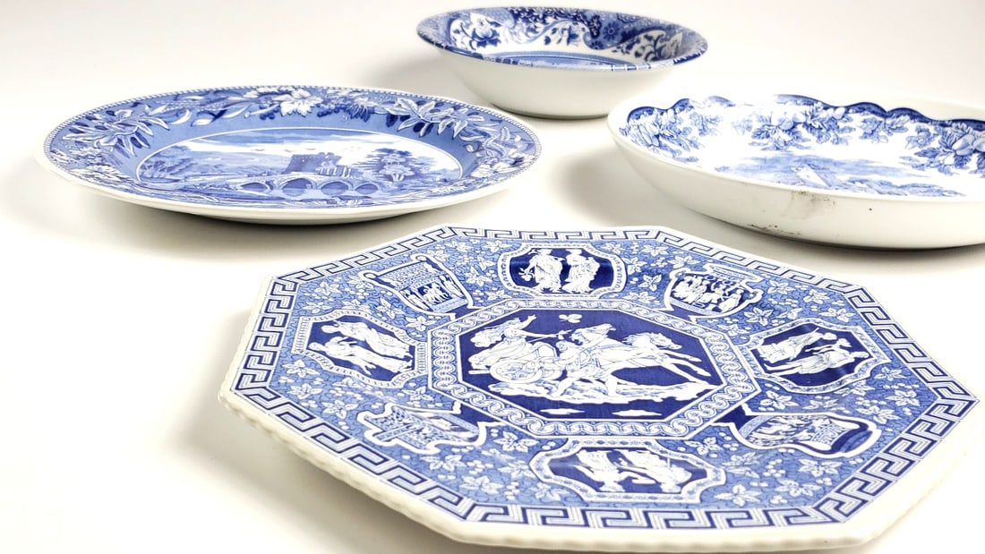 The Spode Blue Room Collection Lot Of 4 Plates / Bowls - 2
