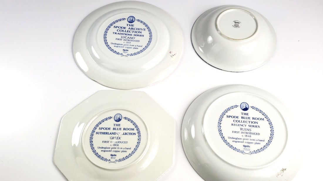 The Spode Blue Room Collection Lot Of 4 Plates / Bowls - 3