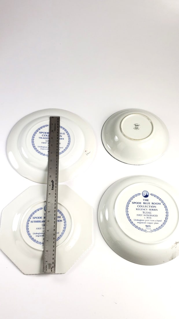 The Spode Blue Room Collection Lot Of 4 Plates / Bowls - 5