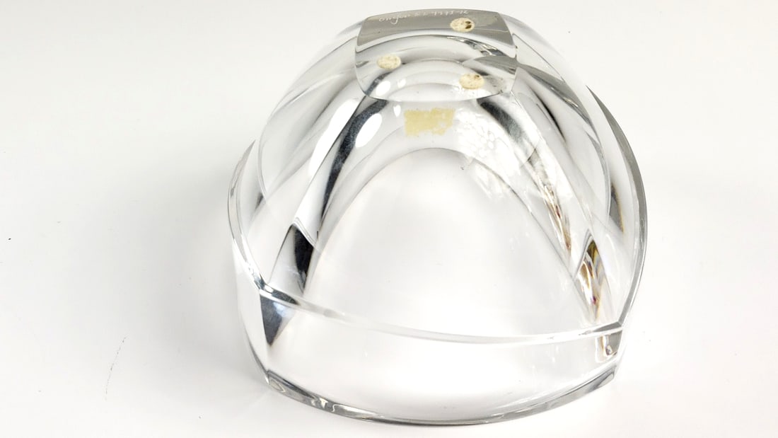 Orrefors Crystal Bowl with Engraved Markings EL 491-71 - 5
