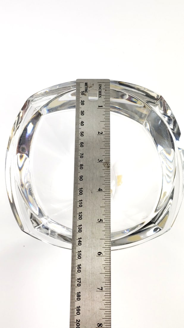 Orrefors Crystal Bowl with Engraved Markings EL 491-71 - 7