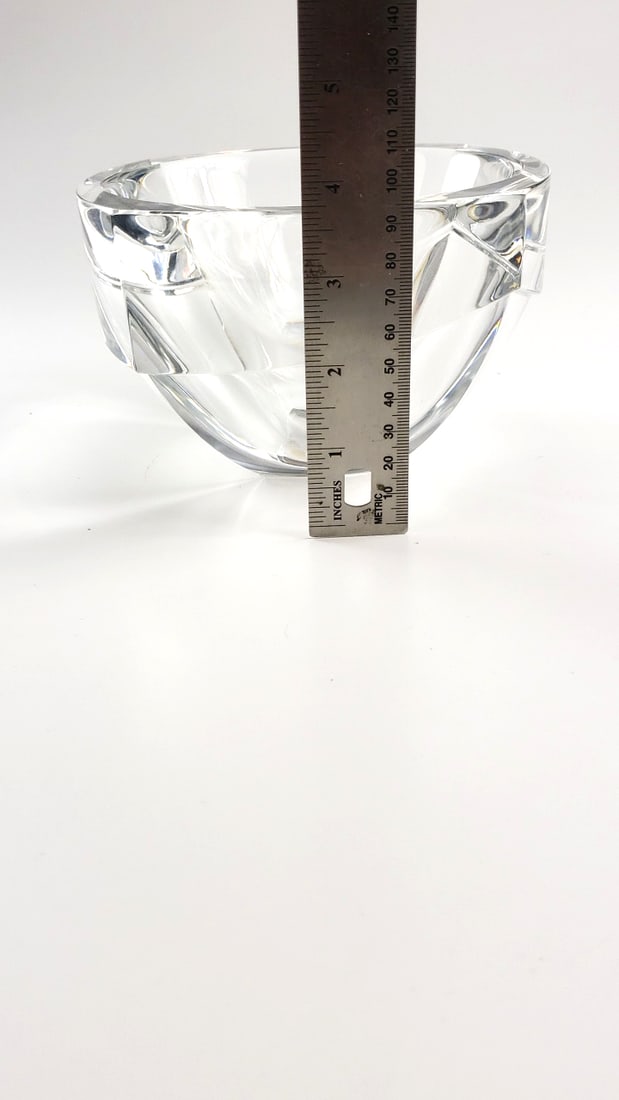 Orrefors Crystal Bowl with Engraved Markings EL 491-71 - 8