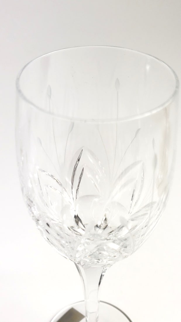 Mikasa Petit Point Crystal Champagne Flutes Set of 4 - 4