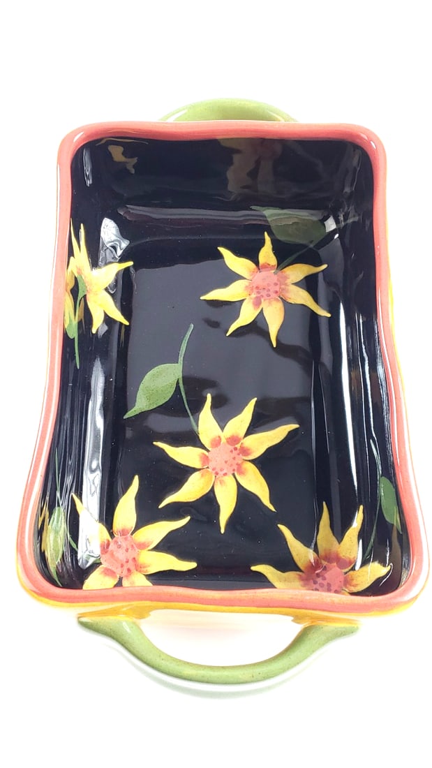 Sarah Grubbs by Saparna 11" Ceramic Deep Baking Dish Microwave Safe - 2