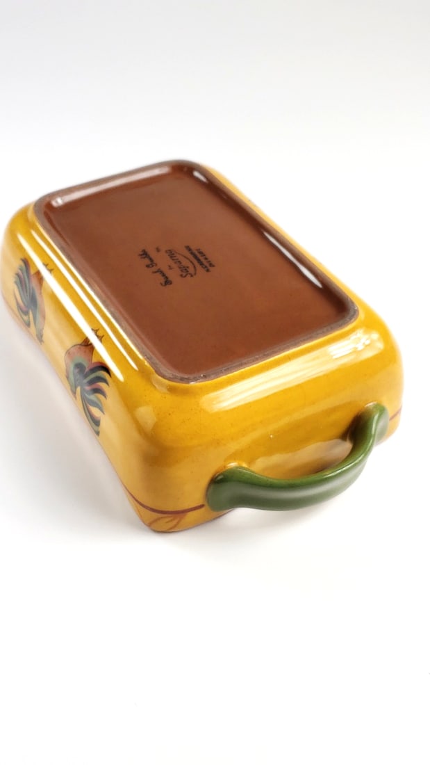 Sarah Grubbs by Saparna 11" Ceramic Deep Baking Dish Microwave Safe - 5