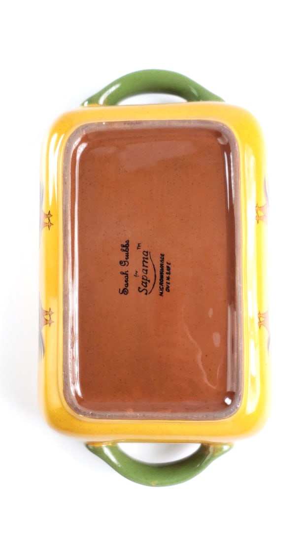 Sarah Grubbs by Saparna 11" Ceramic Deep Baking Dish Microwave Safe - 6