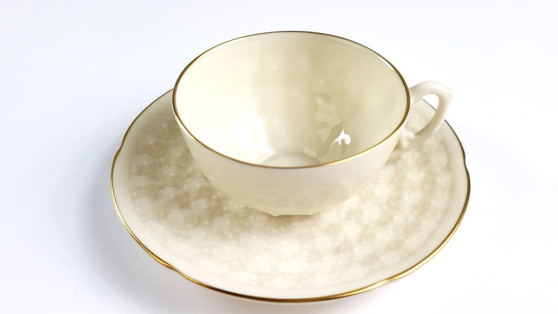 Lenox Limited Edition Reproduction Mini Cup & Saucer Set: Great Width: 4 Height: 4 Low Estimate: 15 High Estimate: 150