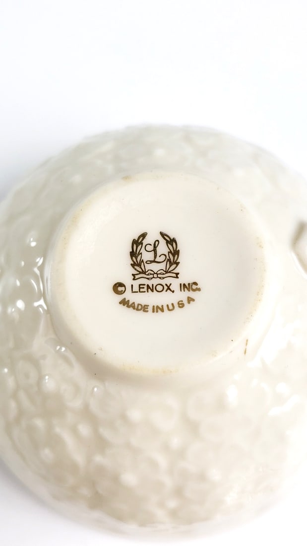 Lenox Limited Edition Reproduction Mini Cup & Saucer Set - 3