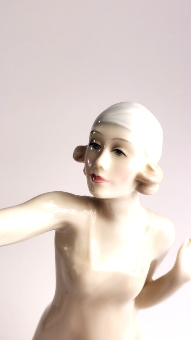 Royal Doulton Reflections "Paradise" Ceramic Figurine HN3074 by Adrian Hughes 1985 - Hat Chipped ... - 4