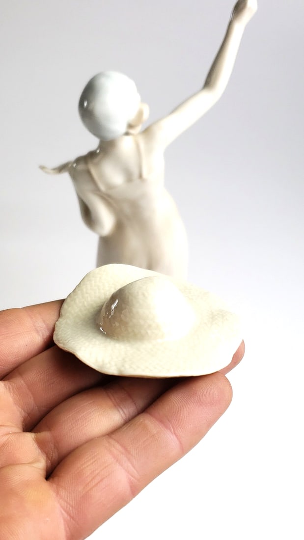 Royal Doulton Reflections "Paradise" Ceramic Figurine HN3074 by Adrian Hughes 1985 - Hat Chipped ... - 7