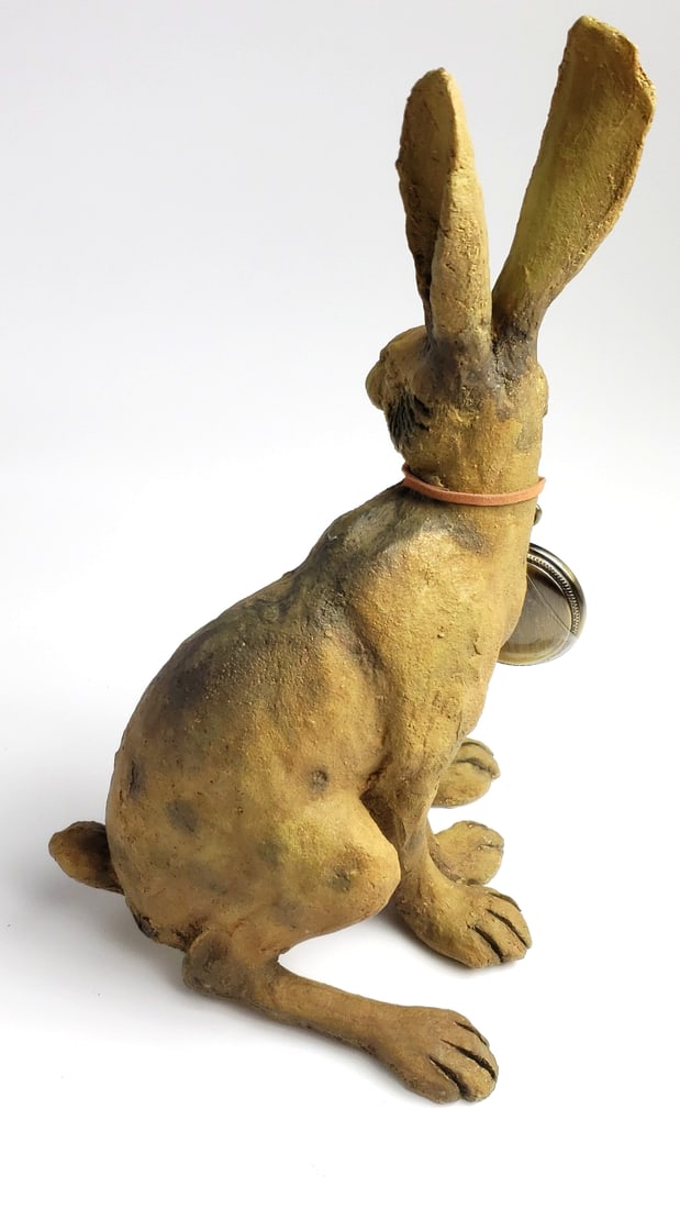 Expo Inc. Home & Garden Accessories Hare Rabbit with Watch Wins The Race Figurine - 4
