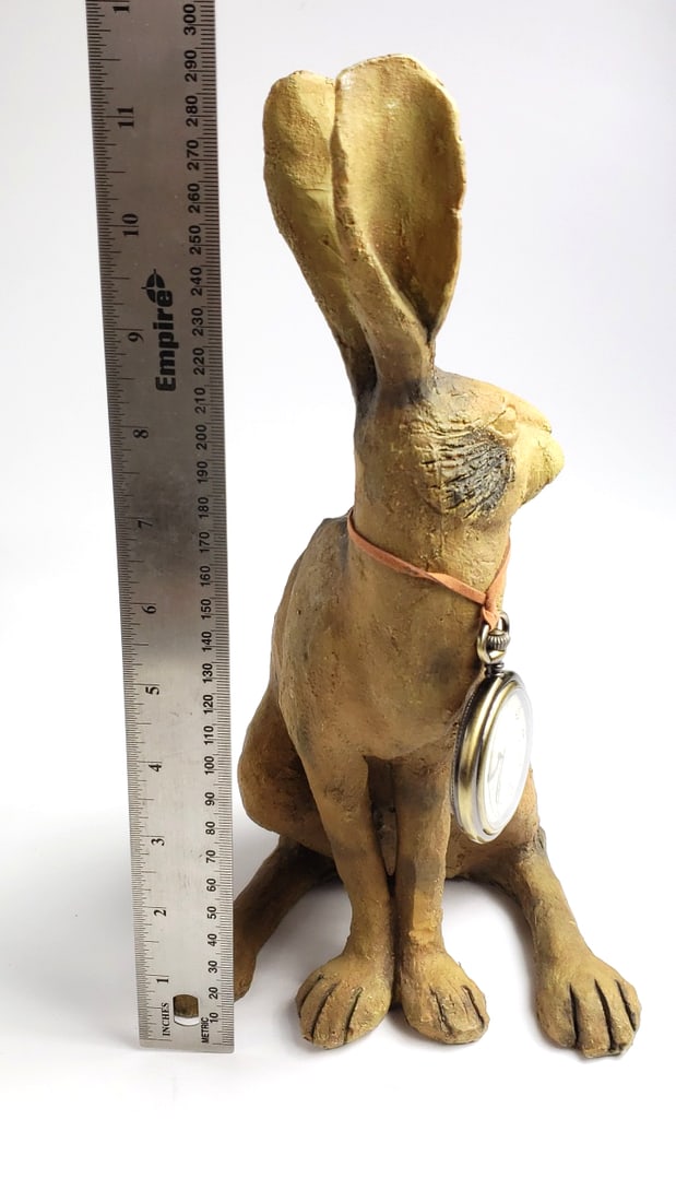 Expo Inc. Home & Garden Accessories Hare Rabbit with Watch Wins The Race Figurine - 5