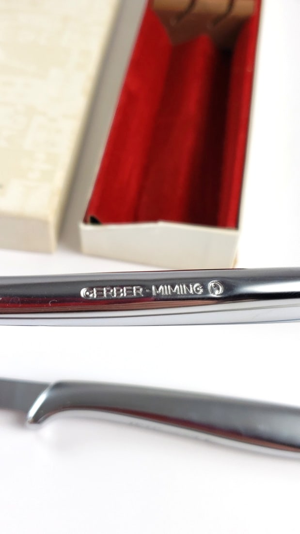 Gerber Miming Stainless Steel Knives with Original Box - 4