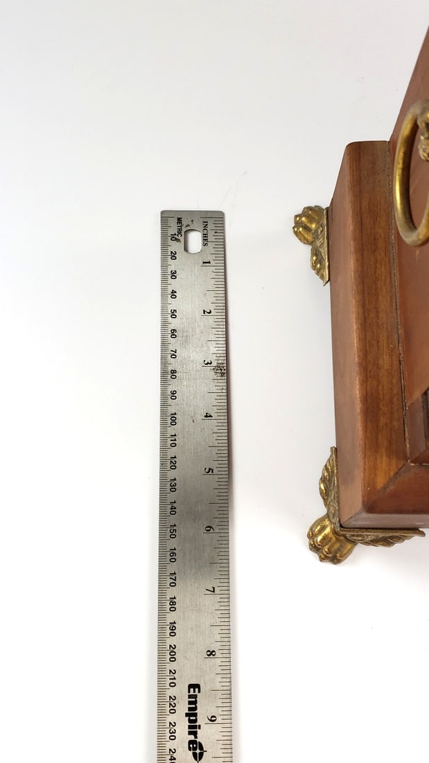 Large Emperor Mantle Clock With Brass Trim / Footings - 341-020 Movement 11 cm, Made in West Germ... - 13