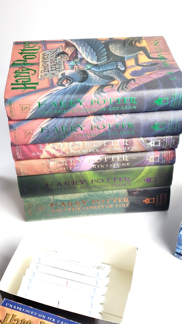 Harry Potter Book and Audiobook Collection - 7 Books, 2 Casette Sets And Boxed CD Set - 5