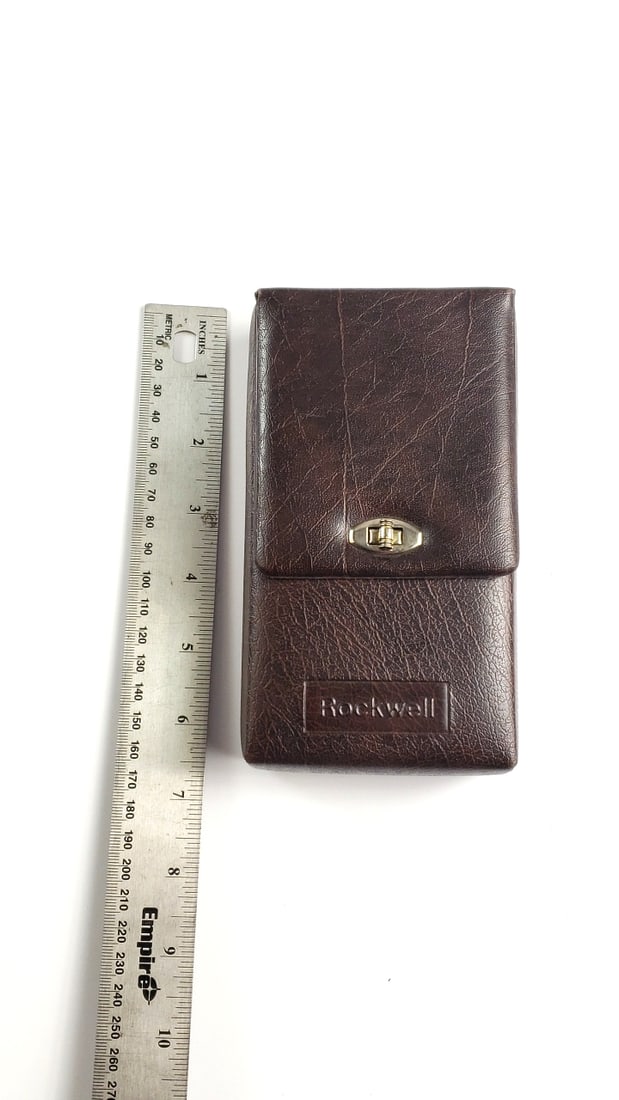 Rockwell Model 61R Calculator with Leather Case and Manuals - 10
