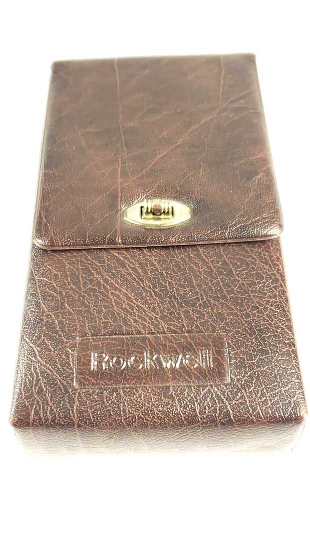 Rockwell Model 61R Calculator with Leather Case and Manuals - 6