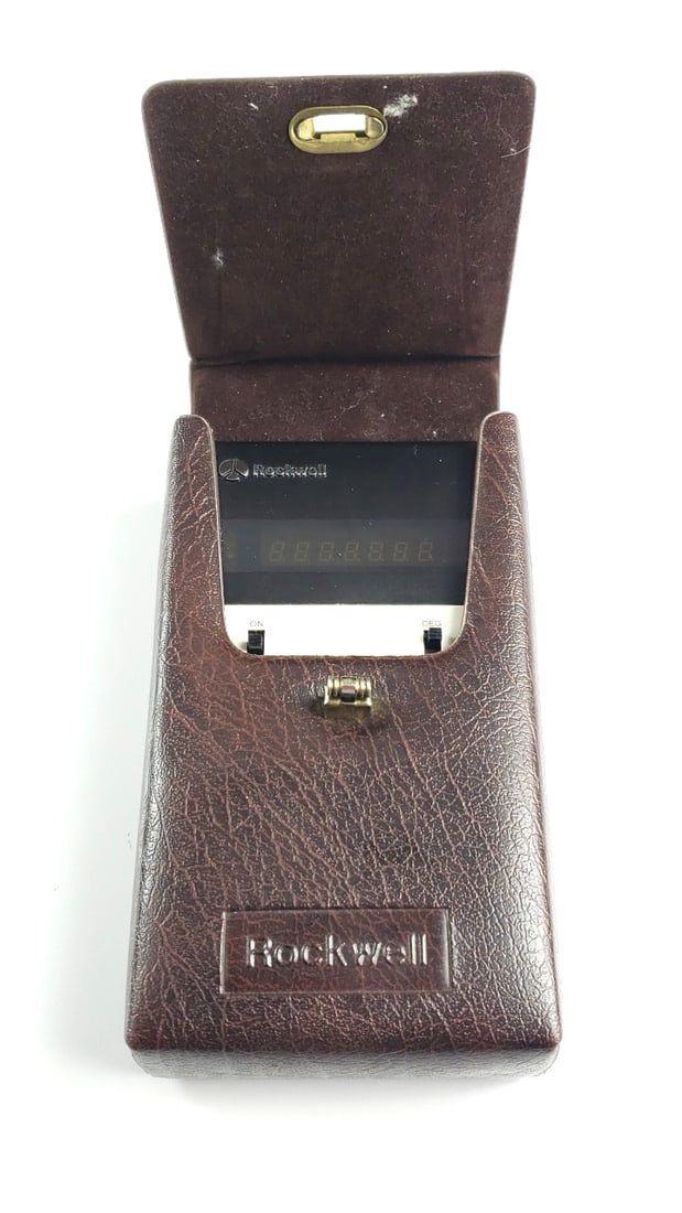 Rockwell Model 61R Calculator with Leather Case and Manuals - 8