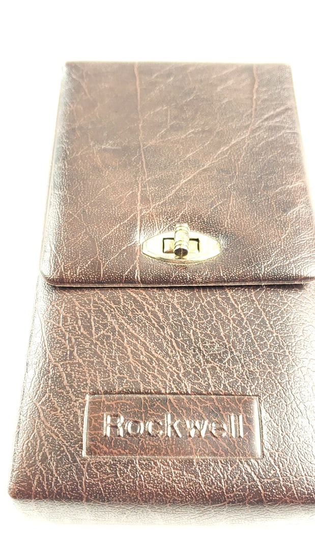 Rockwell Model 61R Calculator with Leather Case and Manuals - 9