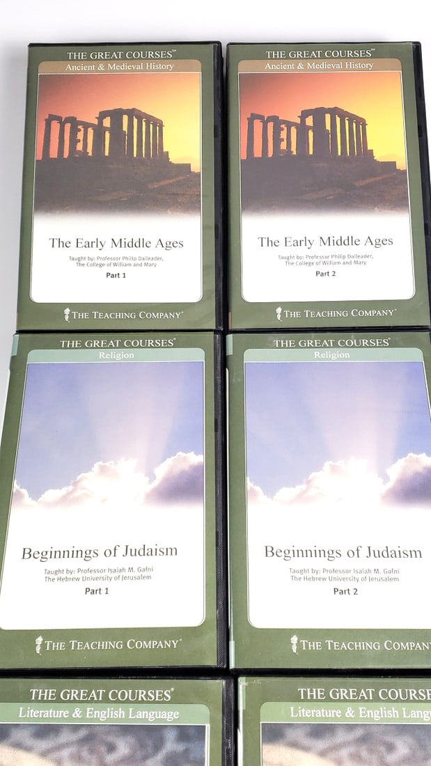 The Great Courses Audio Cassette Tapes: Early Middle Ages, Judaism, Classic Novels - Teaching Com... - 3
