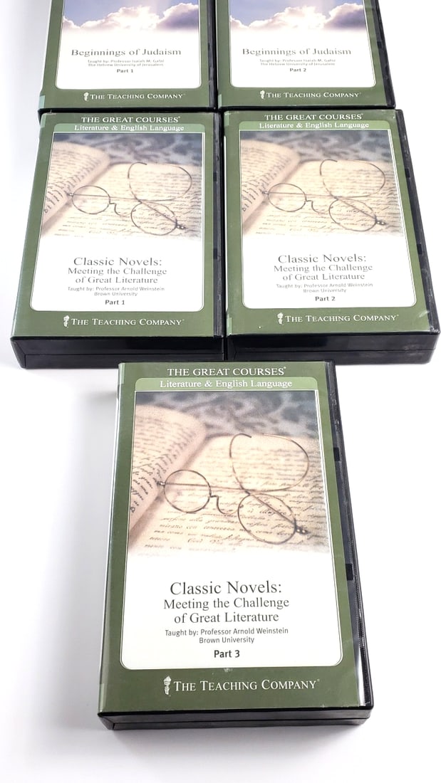The Great Courses Audio Cassette Tapes: Early Middle Ages, Judaism, Classic Novels - Teaching Com... - 4