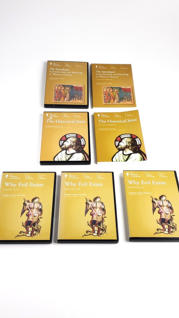 The Great Courses Lecture Series: Apocalypse, Historical Jesus, Why Evil Exists DVD Sets (1 of 8)