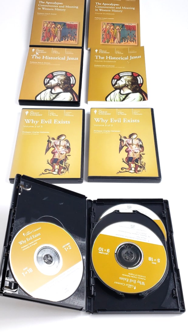 The Great Courses Lecture Series: Apocalypse, Historical Jesus, Why Evil Exists DVD Sets - 2