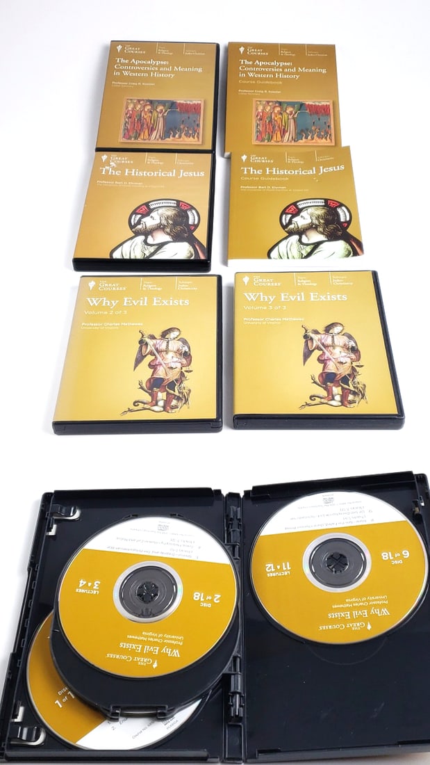 The Great Courses Lecture Series: Apocalypse, Historical Jesus, Why Evil Exists DVD Sets - 4